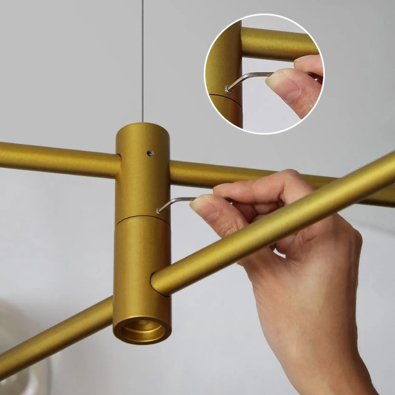 Подвесная люстра GAP золото от ImperiumLoft Подвесная люстра GAP золото от ImperiumLoft