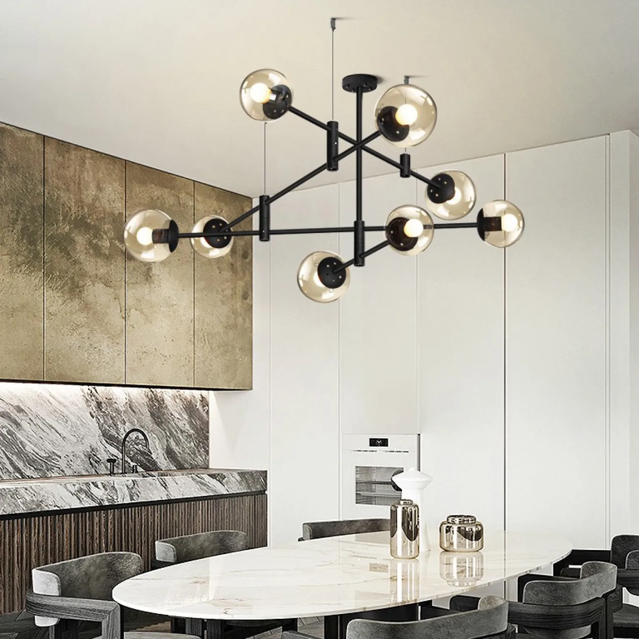 Подвесная люстра GAP черный от ImperiumLoft Подвесная люстра GAP черный от ImperiumLoft