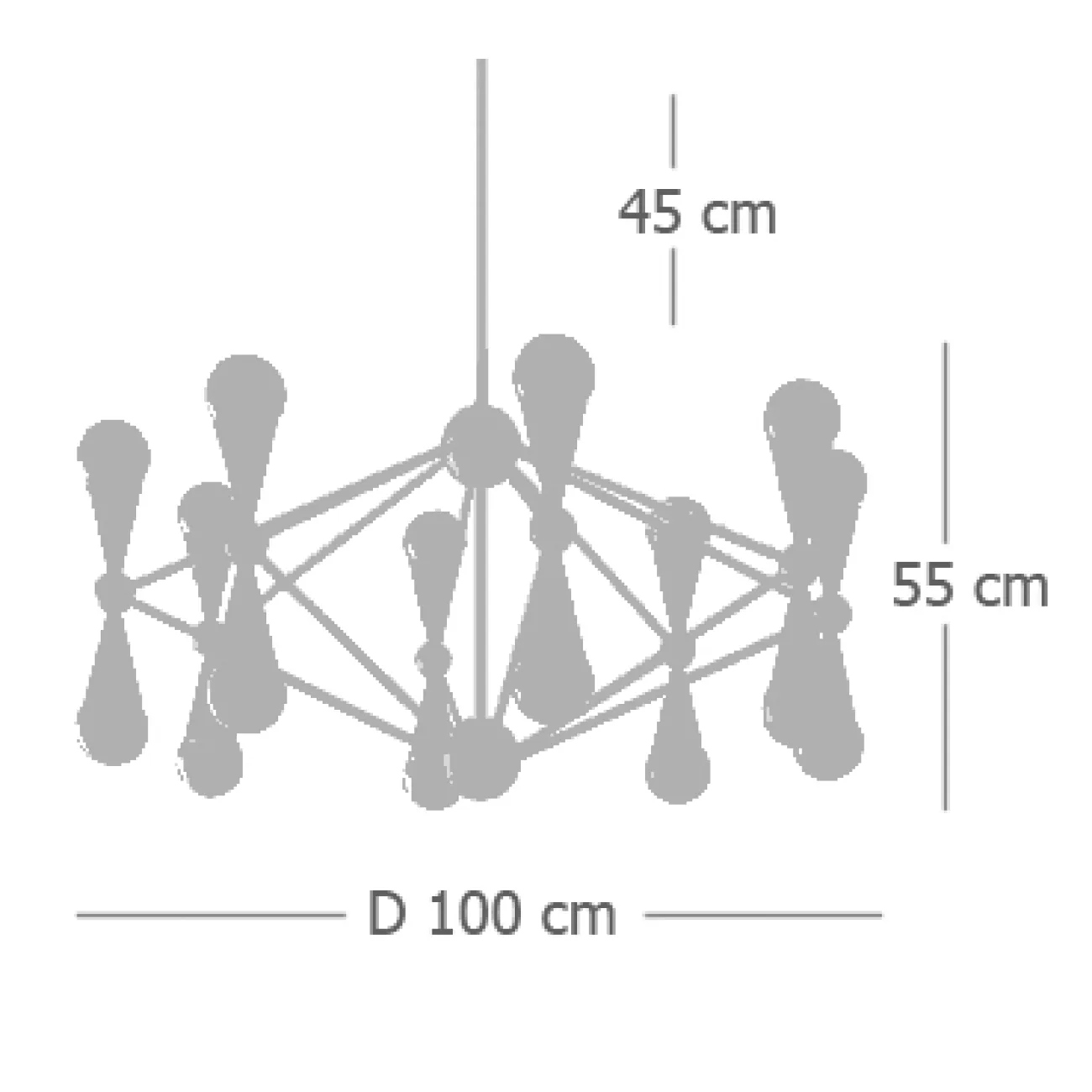 Люстра Robert Abbey CARACAS Chandeliert от LaLume Люстра Robert Abbey CARACAS Chandeliert от LaLume