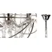 Люстра RH Foucault's Orb Crystal Chandelier Polished Nickel Small