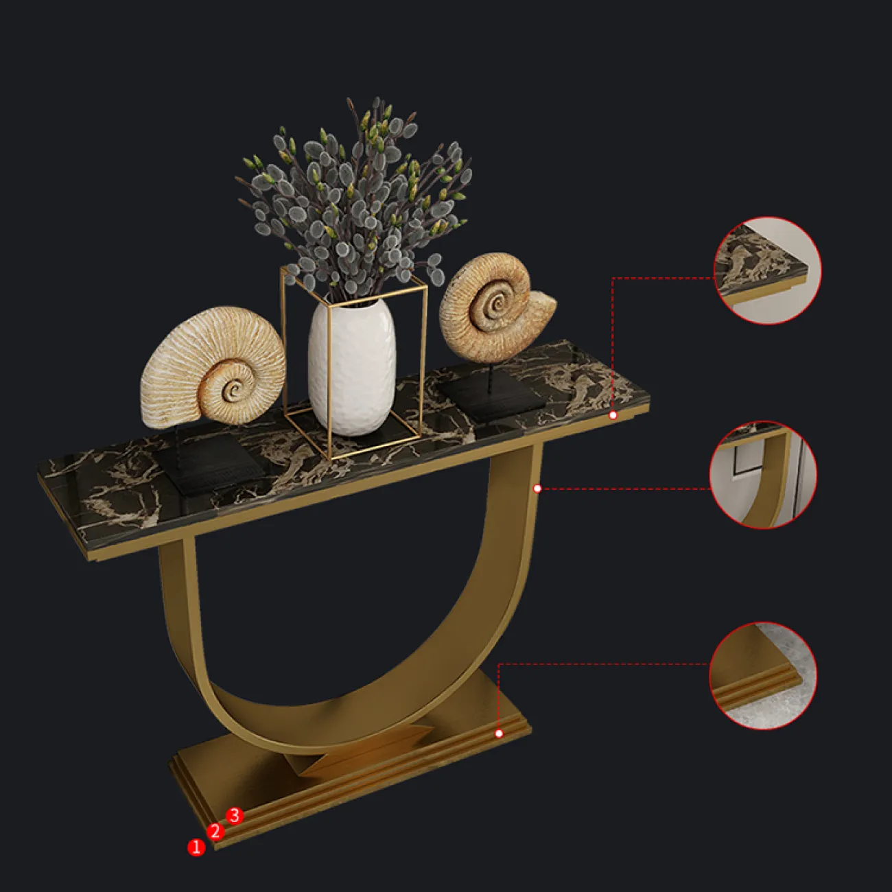 Дизайнерская консоль LaLume-AR00102