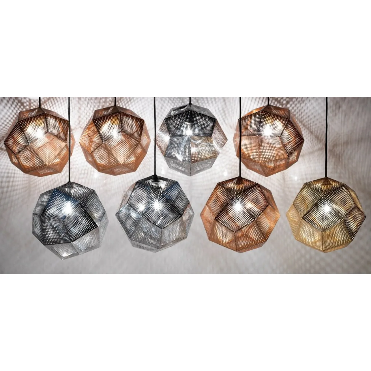 Люстра Etch Shade designed by Tom Dixon in 2012 от LaLume