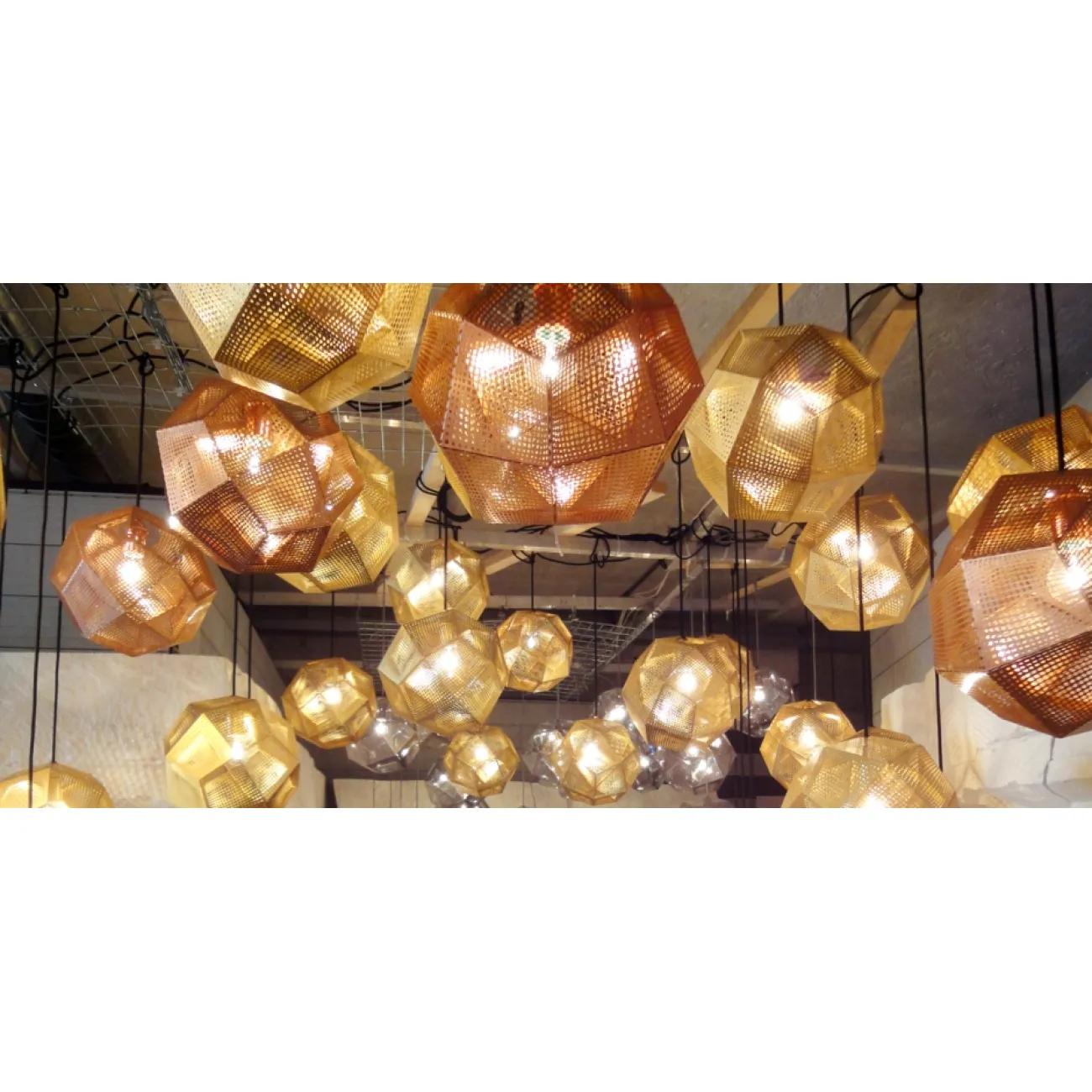 Люстра Etch Shade designed by Tom Dixon in 2012 от LaLume