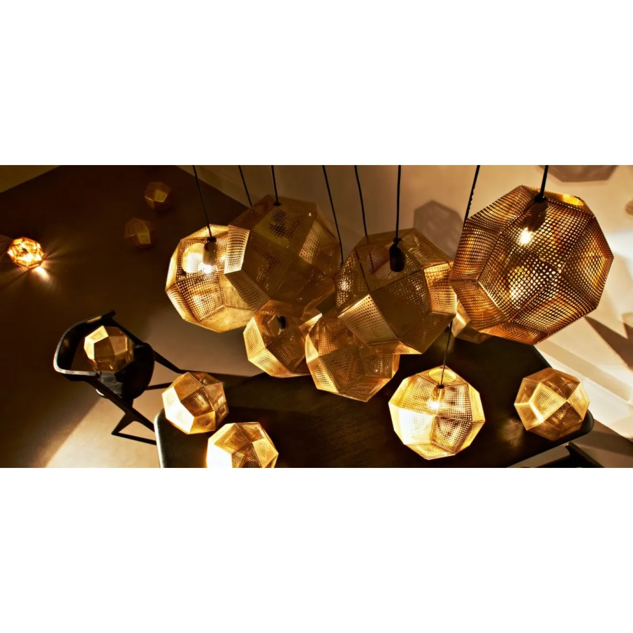 Люстра Etch Shade designed by Tom Dixon in 2012 от LaLume