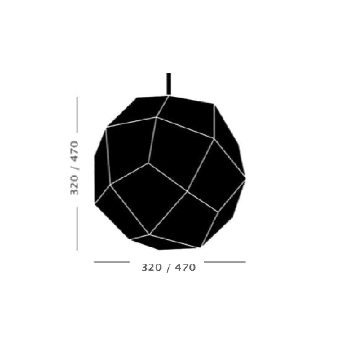 Люстра Etch Shade designed by Tom Dixon in 2012 от LaLume