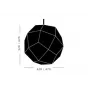 Люстра Etch Shade designed by Tom Dixon in 2012 от LaLume