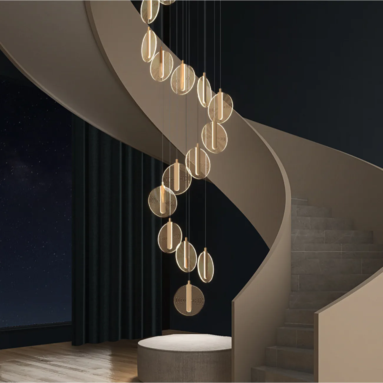 Подвесной светильник PROCYON L6 от ImperiumLoft