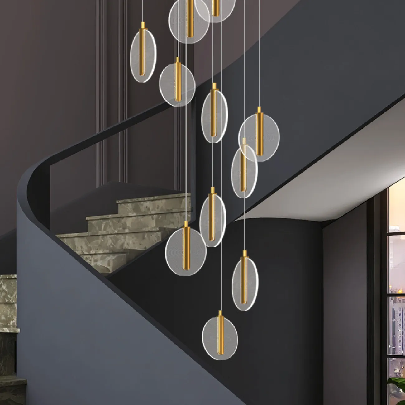 Подвесной светильник PROCYON L6 от ImperiumLoft