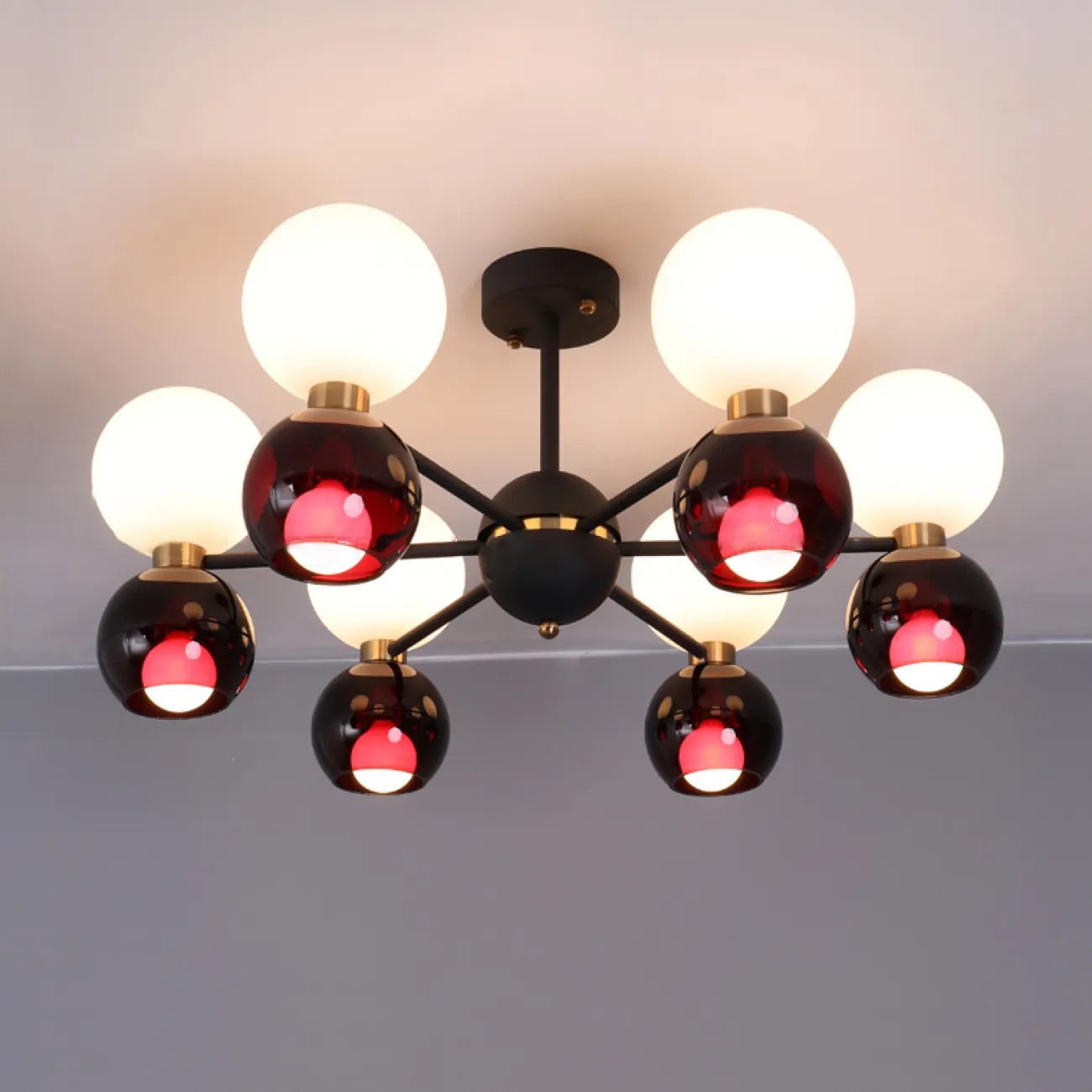 Люстра потолочная LAVINIA 16 (8+8) круг от ImperiumLoft Люстра потолочная LAVINIA 16 (8+8) круг от ImperiumLoft