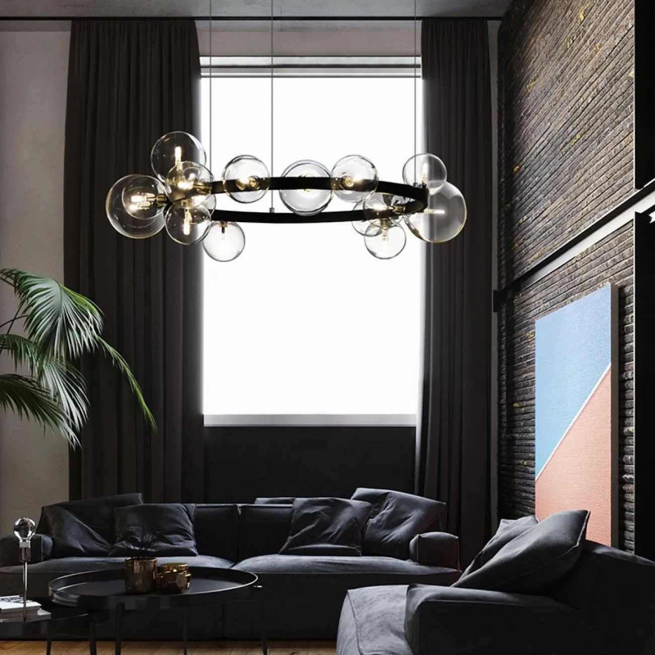 Люстра подвесная IONA D85 от ImperiumLoft