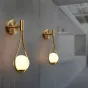Настенное бра HOOP DROP WALL Bronze от ImperiumLoft