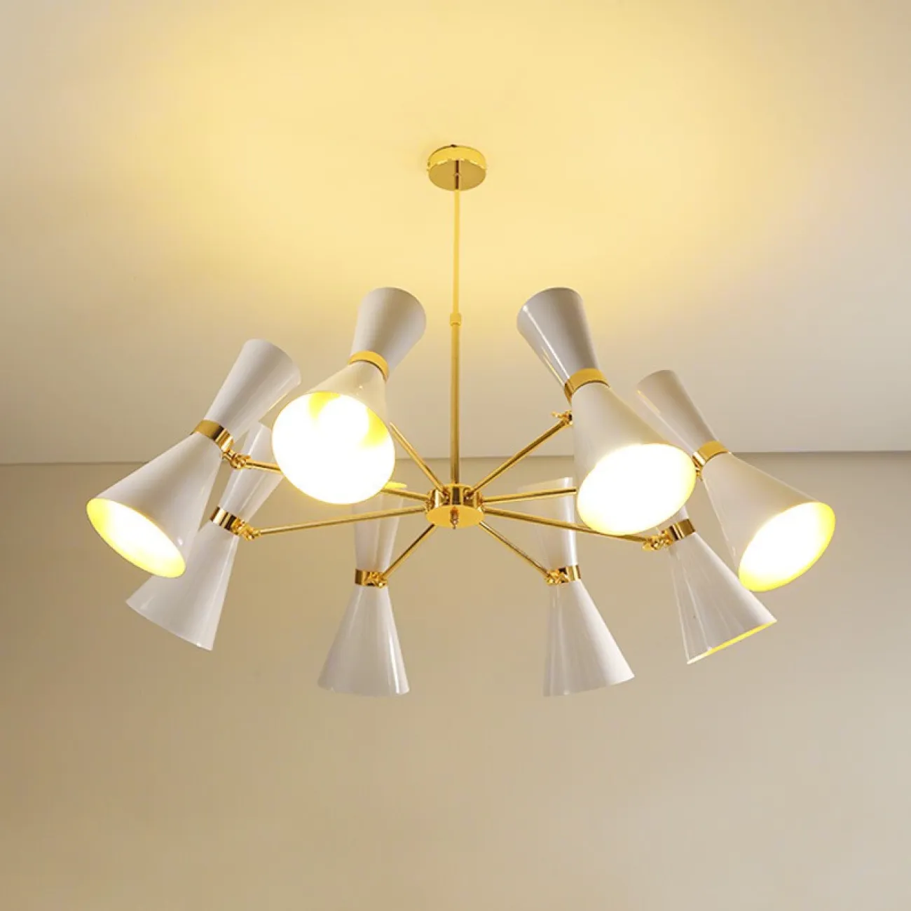 Подвесная люстра BARBELL-X 5 Черный от ImperiumLoft