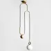 Подвесной светильник Cradle Brass Art Deco Pulley Pendant Light