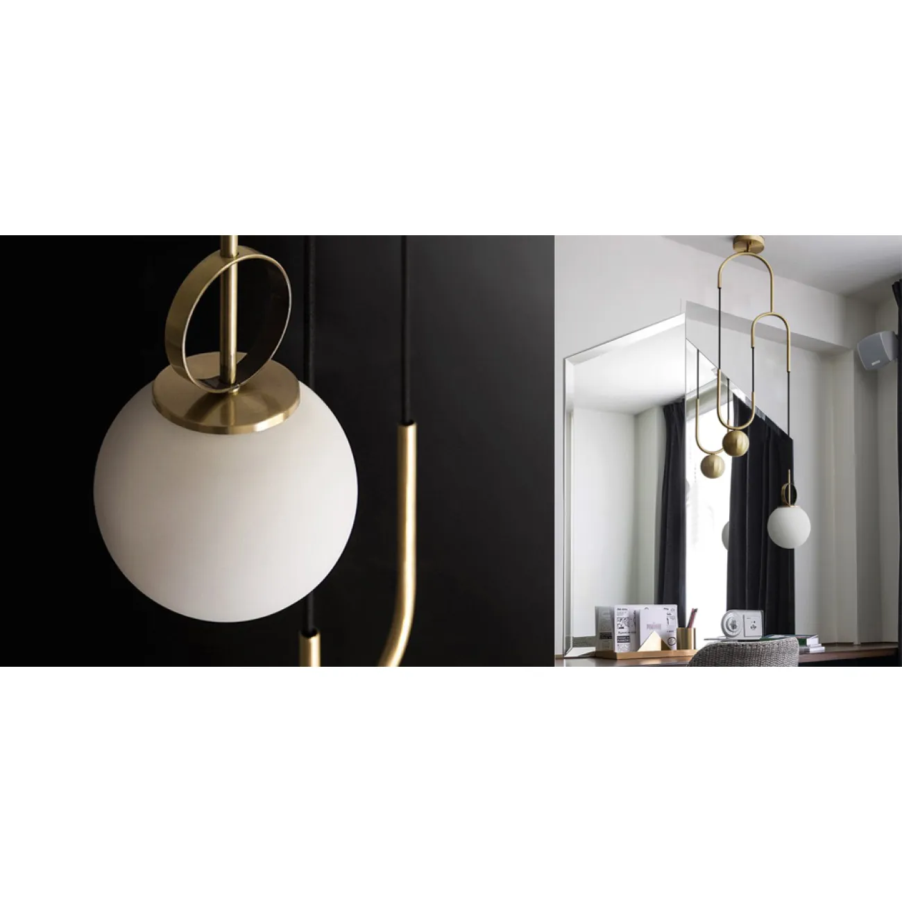 Подвесной светильник Cradle Brass Art Deco Pulley Pendant Light от LaLume