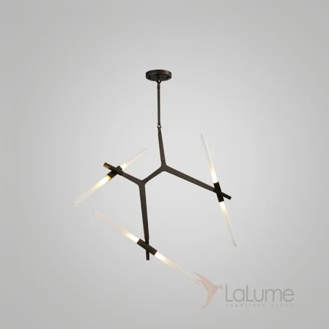 Подвесная люстра ANDES 6 Черный от ImperiumLoft