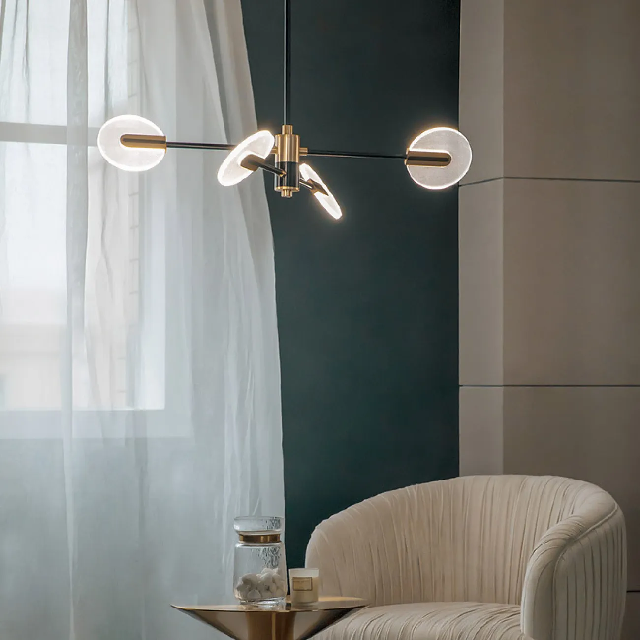 Потолочная люстра CONNECT L12 от ImperiumLoft