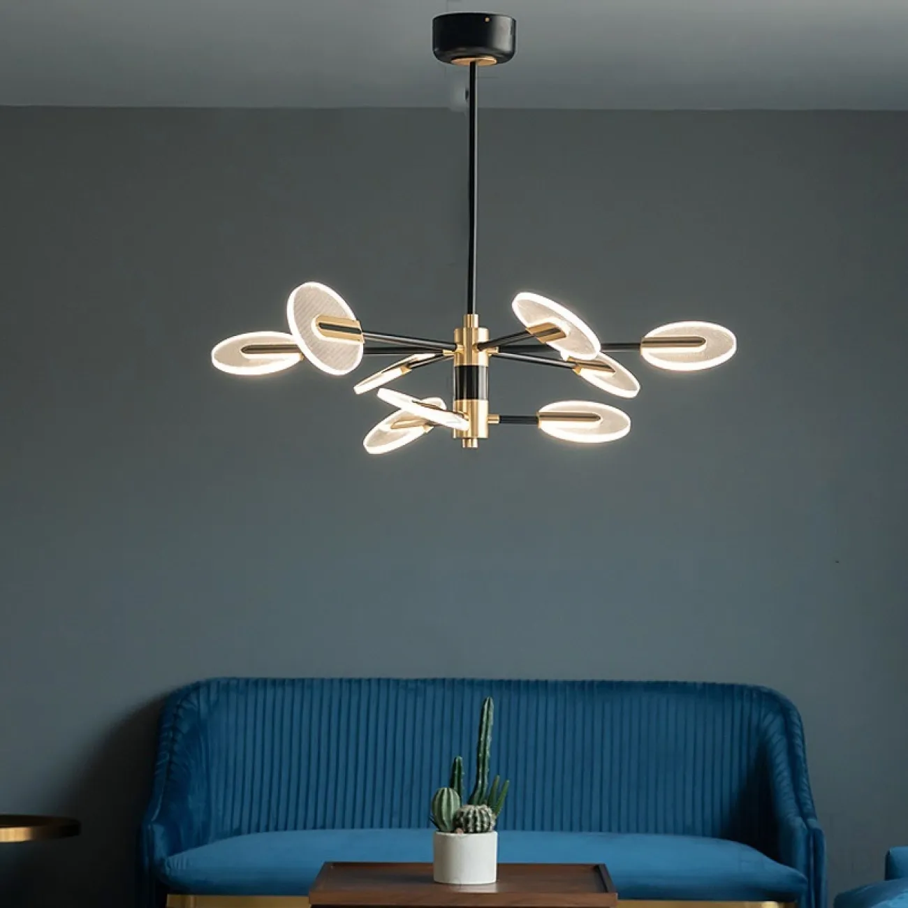 Потолочная люстра CONNECT L9 от ImperiumLoft Потолочная люстра CONNECT L9 от ImperiumLoft