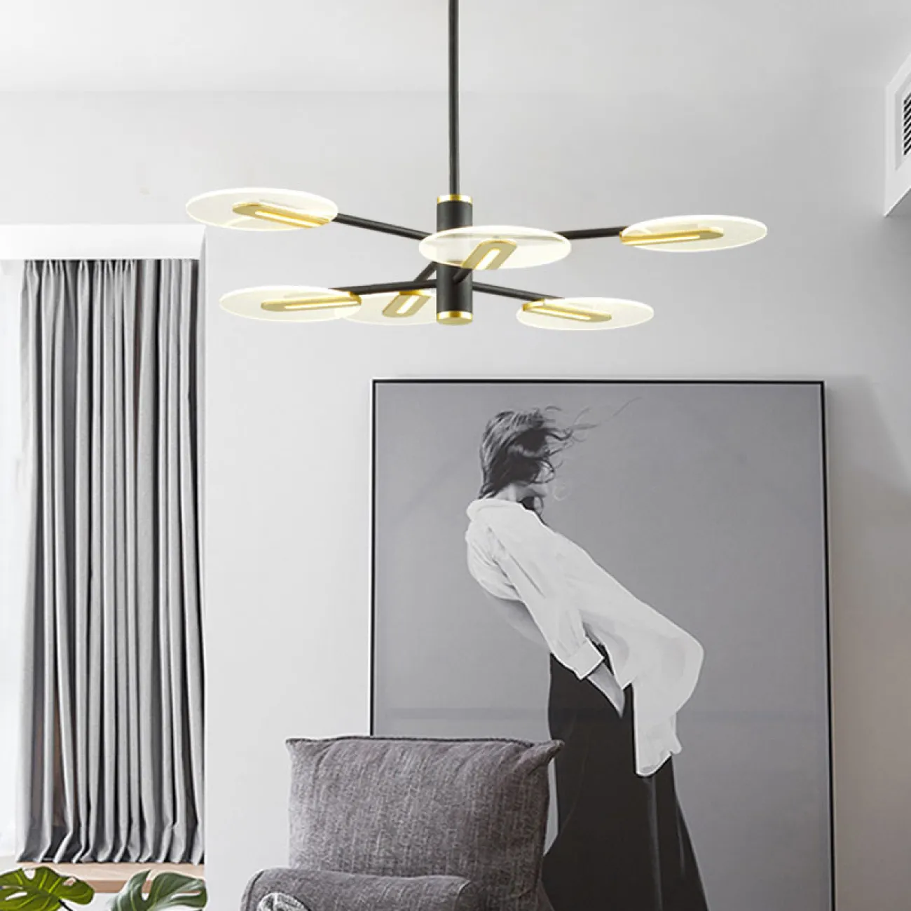 Потолочная люстра CONNECT L9 от ImperiumLoft Потолочная люстра CONNECT L9 от ImperiumLoft