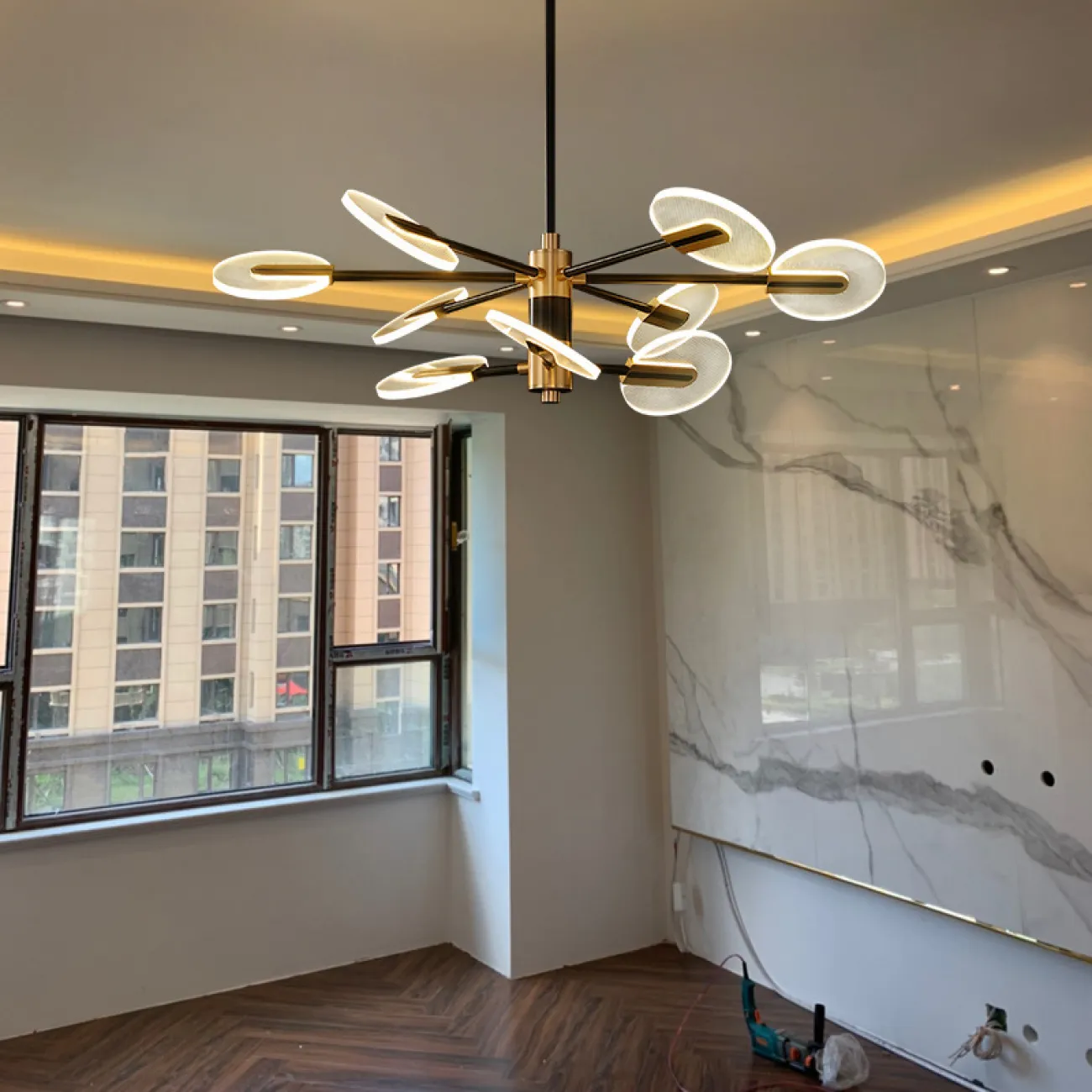 Потолочная люстра CONNECT L12 от ImperiumLoft