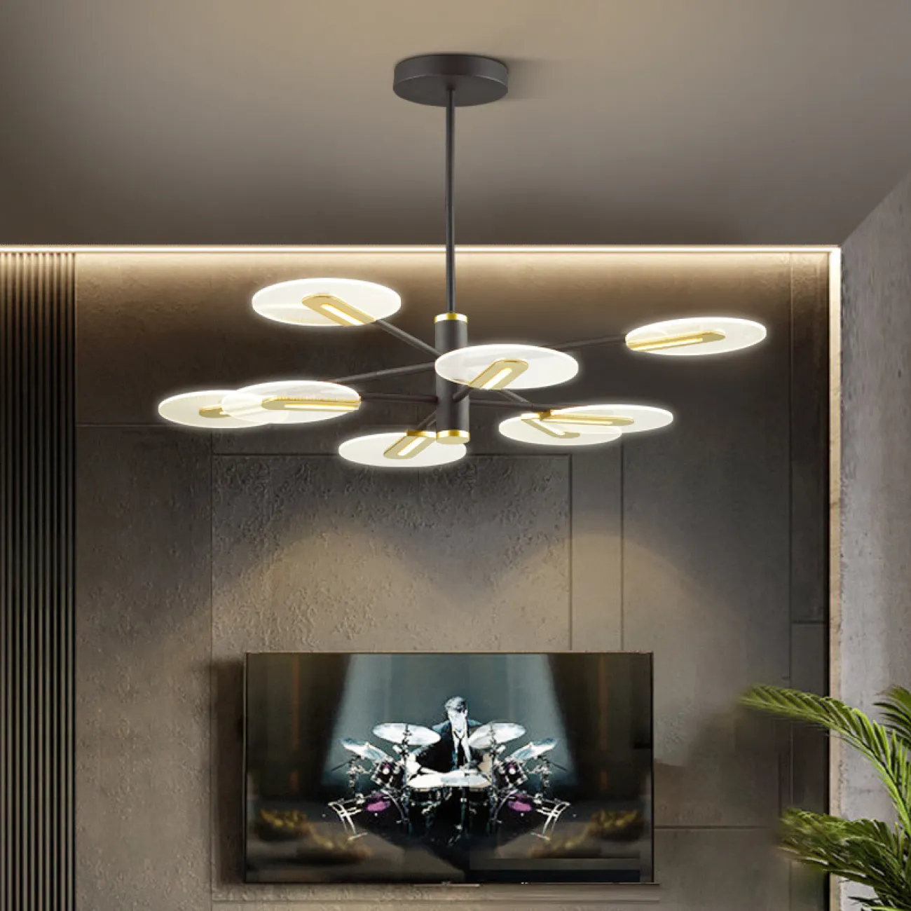 Потолочная люстра CONNECT L9 от ImperiumLoft Потолочная люстра CONNECT L9 от ImperiumLoft