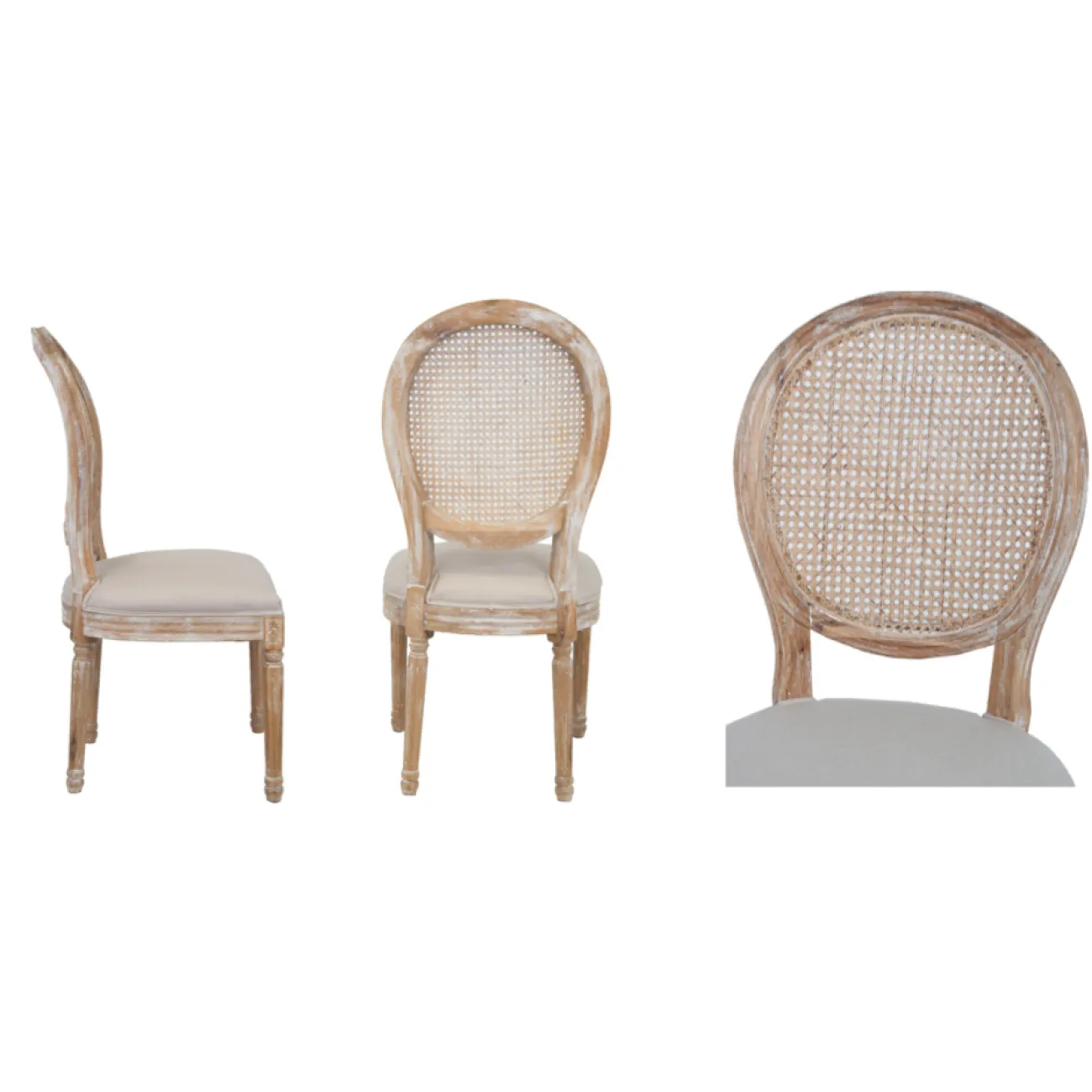 Стул French chairs Provence Beige Rattan 2 Chair от LaLume