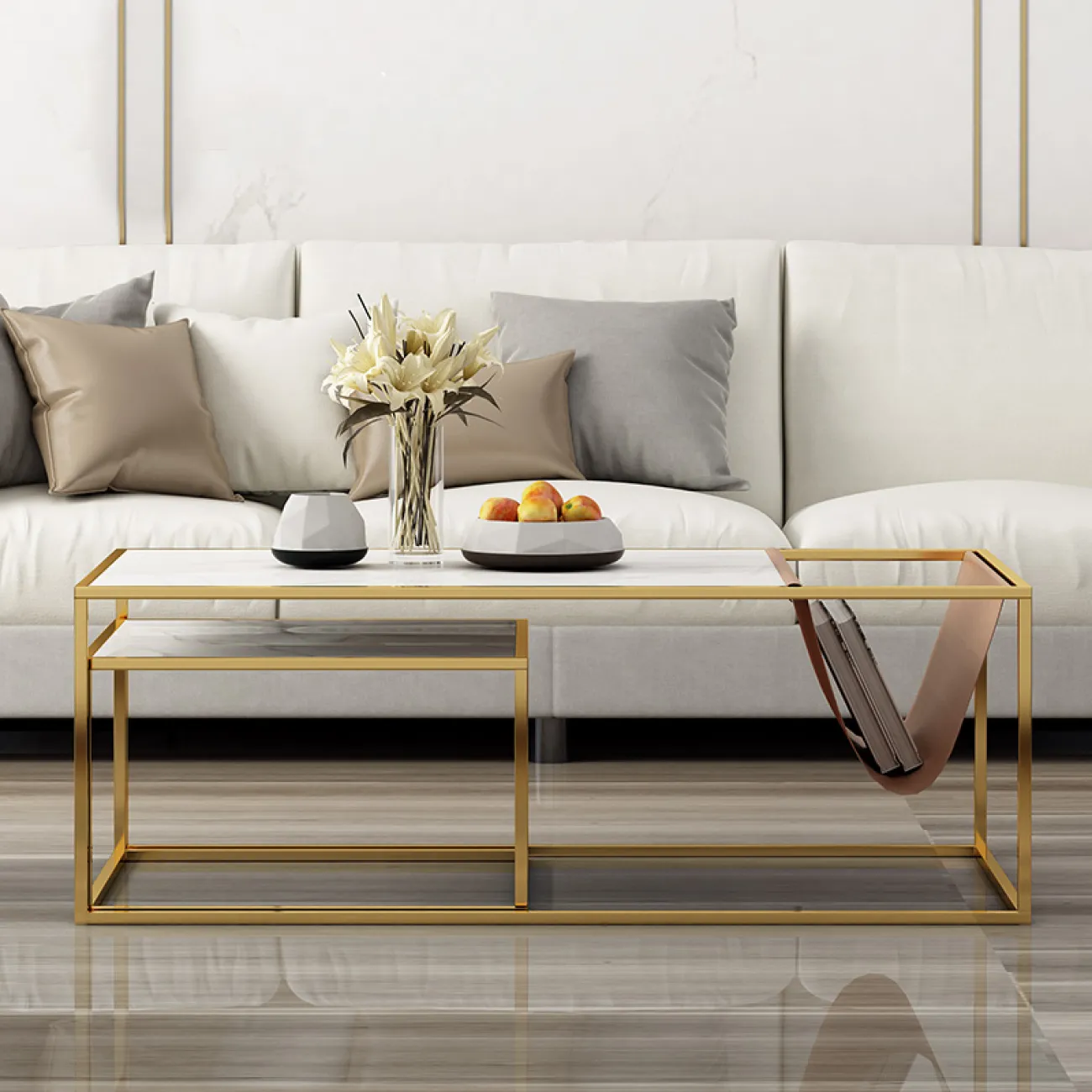 Дизайнерский журнальный столик LaLume-AP00108 Дизайнерский журнальный столик LaLume-AP00108