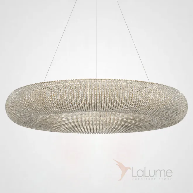 Подвесной светильник Crystal Halo D120 Gold от ImperiumLoft