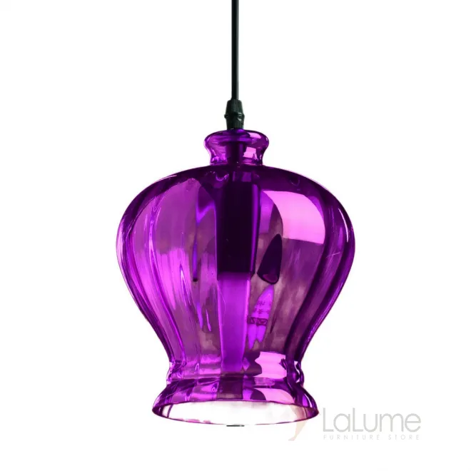 Подвесной светильник Geometry Glass Purpur Bell Pendant от LaLume