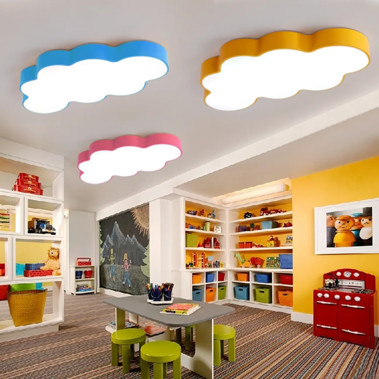 Потолочный светильник CLOUD 80 Зеленый от ImperiumLoft
