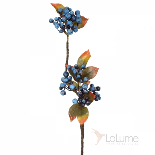 Декоративный искусственный цветок Branch Blue Berries