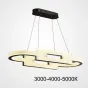 Подвесной светильник LOUELLA  B L90 Black Трехцветный свет от ImperiumLoft