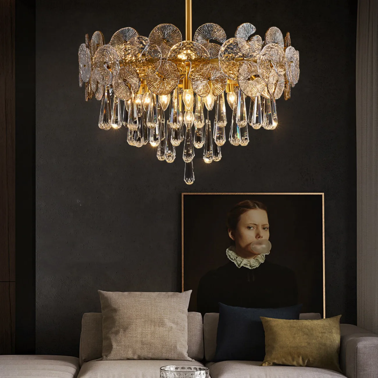 Потолочная люстра CATARINA D100 от ImperiumLoft