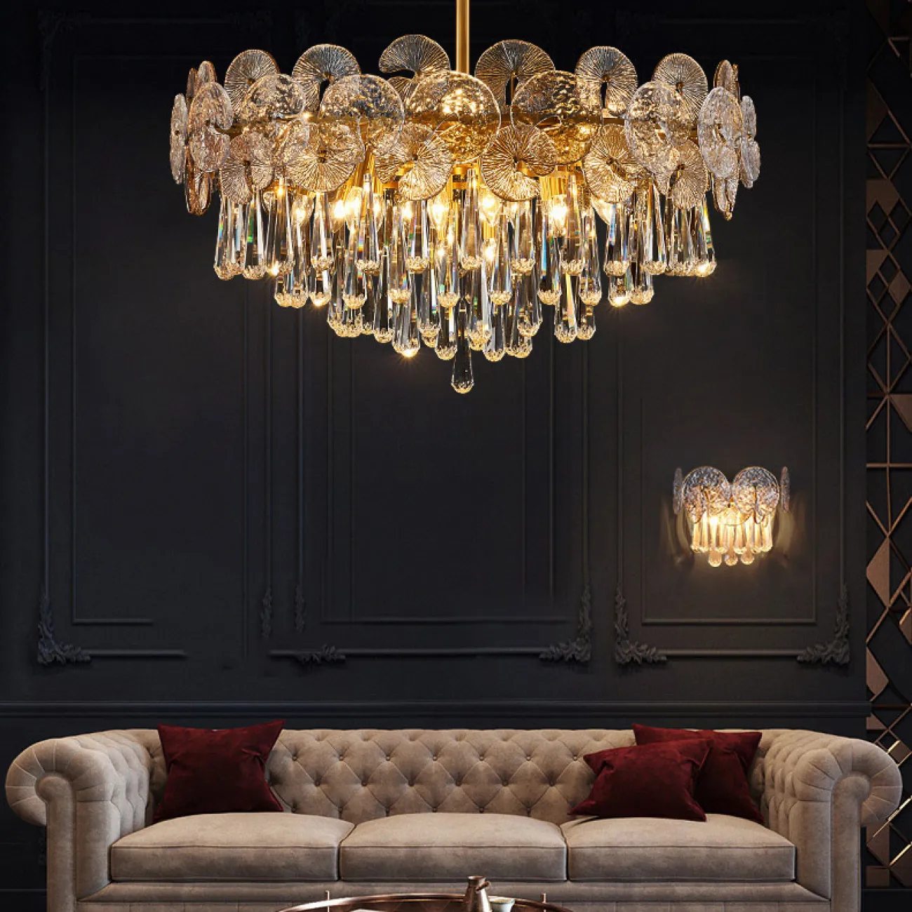 Потолочная люстра CATARINA D80 от ImperiumLoft Потолочная люстра CATARINA D80 от ImperiumLoft