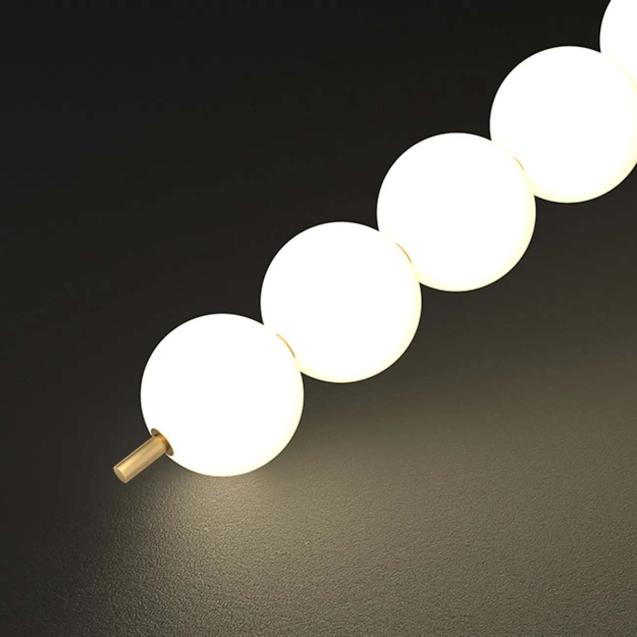 Серия напольных светильников с белыми шарообразными плафонами ASTOR H160