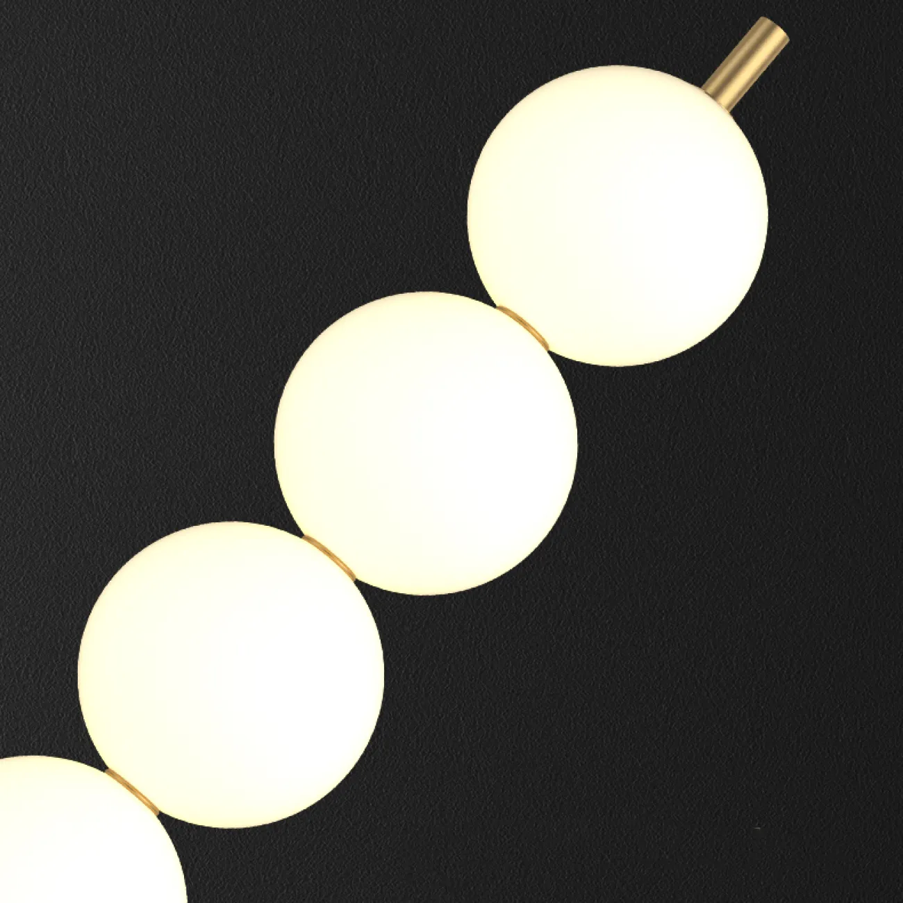 Серия напольных светильников с белыми шарообразными плафонами ASTOR H160