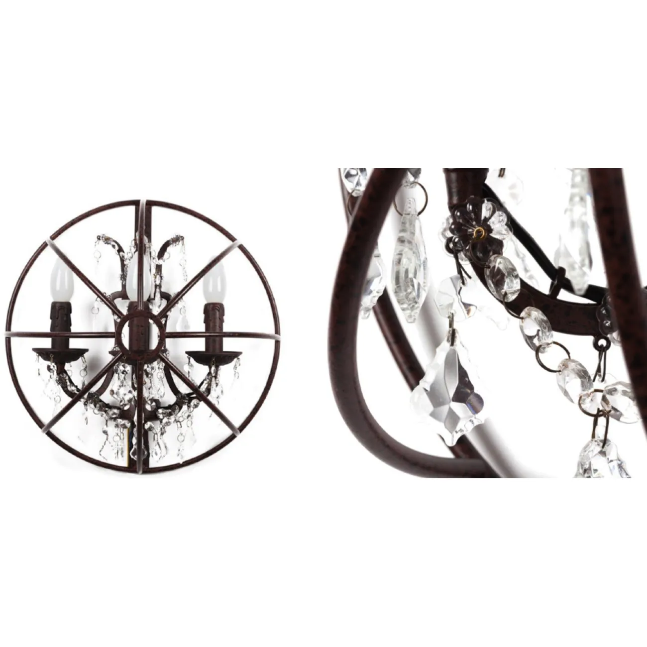 Настенный светильник Foucault's Orb Crystal Wall от LaLume