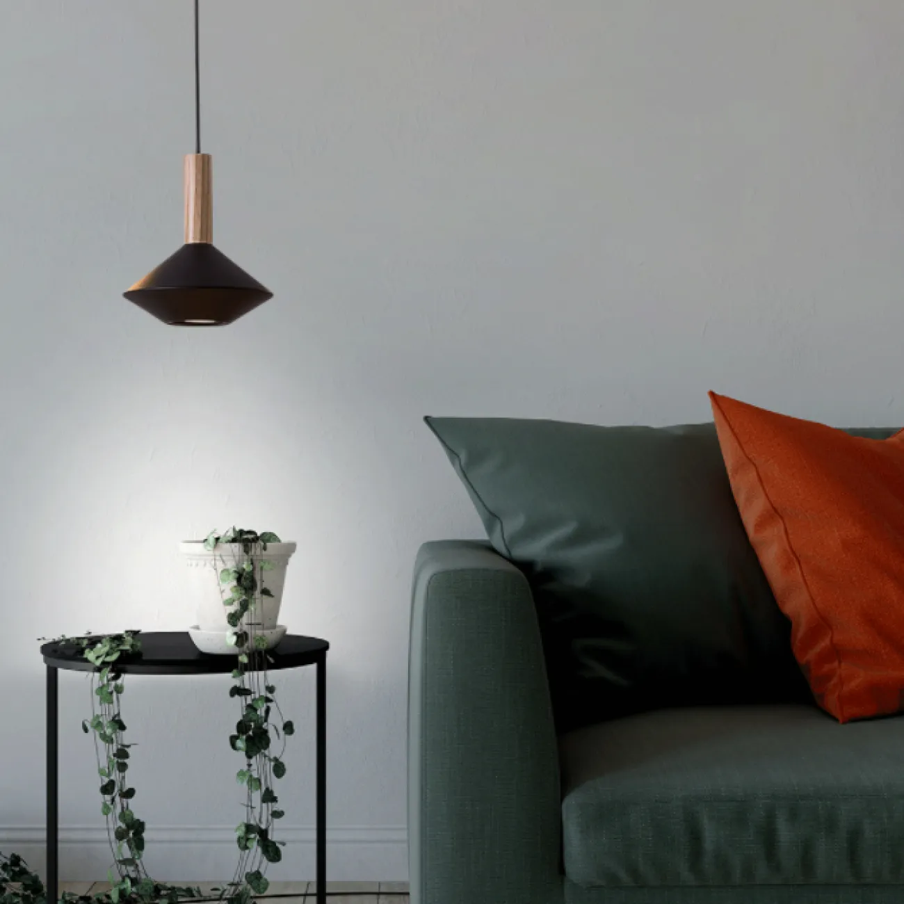 Подвесной светильник BULB A black от ImperiumLoft