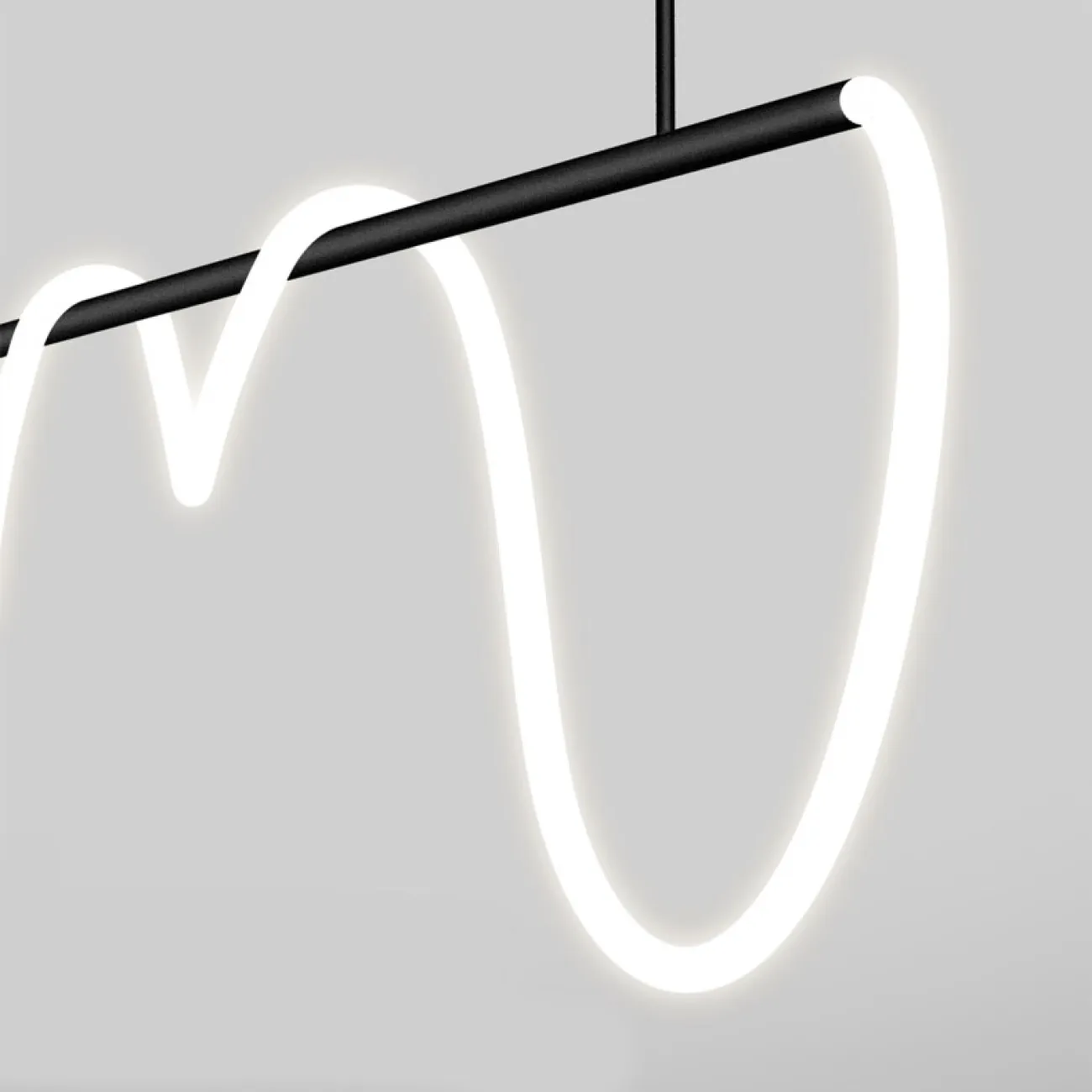 Подвесной светильник GLORIFY BLACK LONG L150 от ImperiumLoft