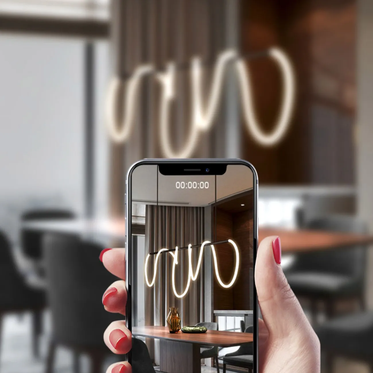 Подвесной светильник GLORIFY BLACK LONG L150 от ImperiumLoft