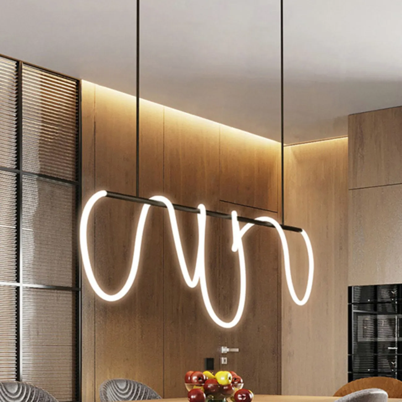 Подвесной светильник GLORIFY BLACK LONG L150 от ImperiumLoft