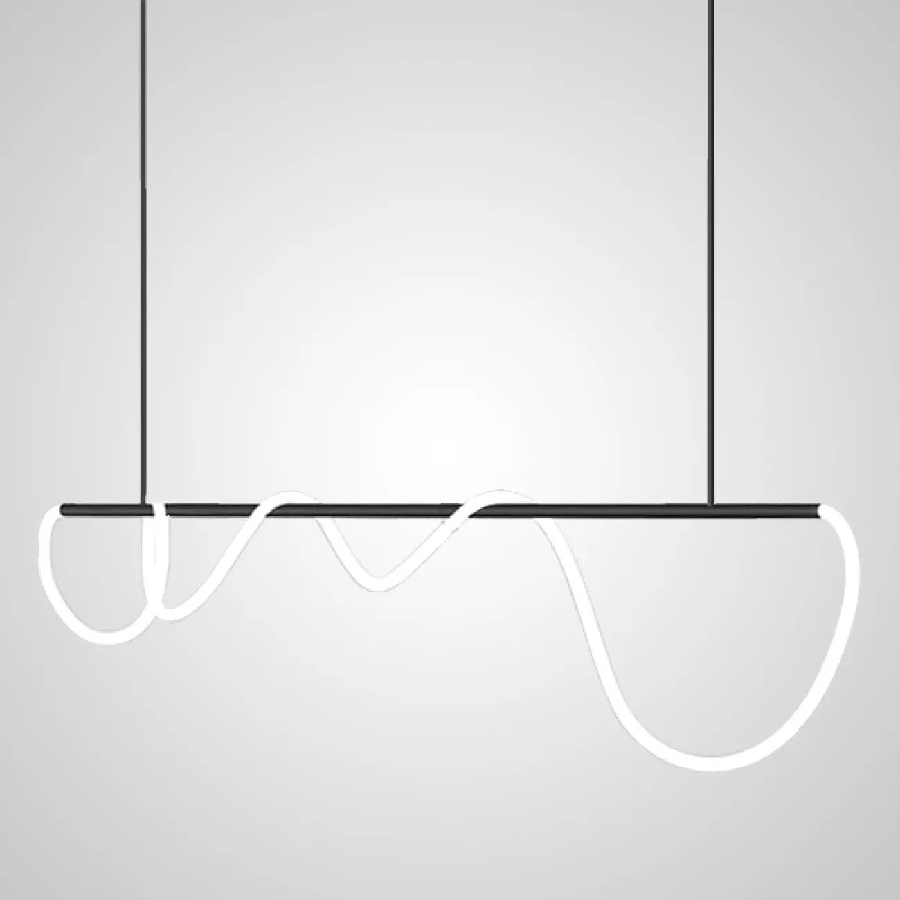 Подвесной светильник GLORIFY BLACK LONG L150 от ImperiumLoft