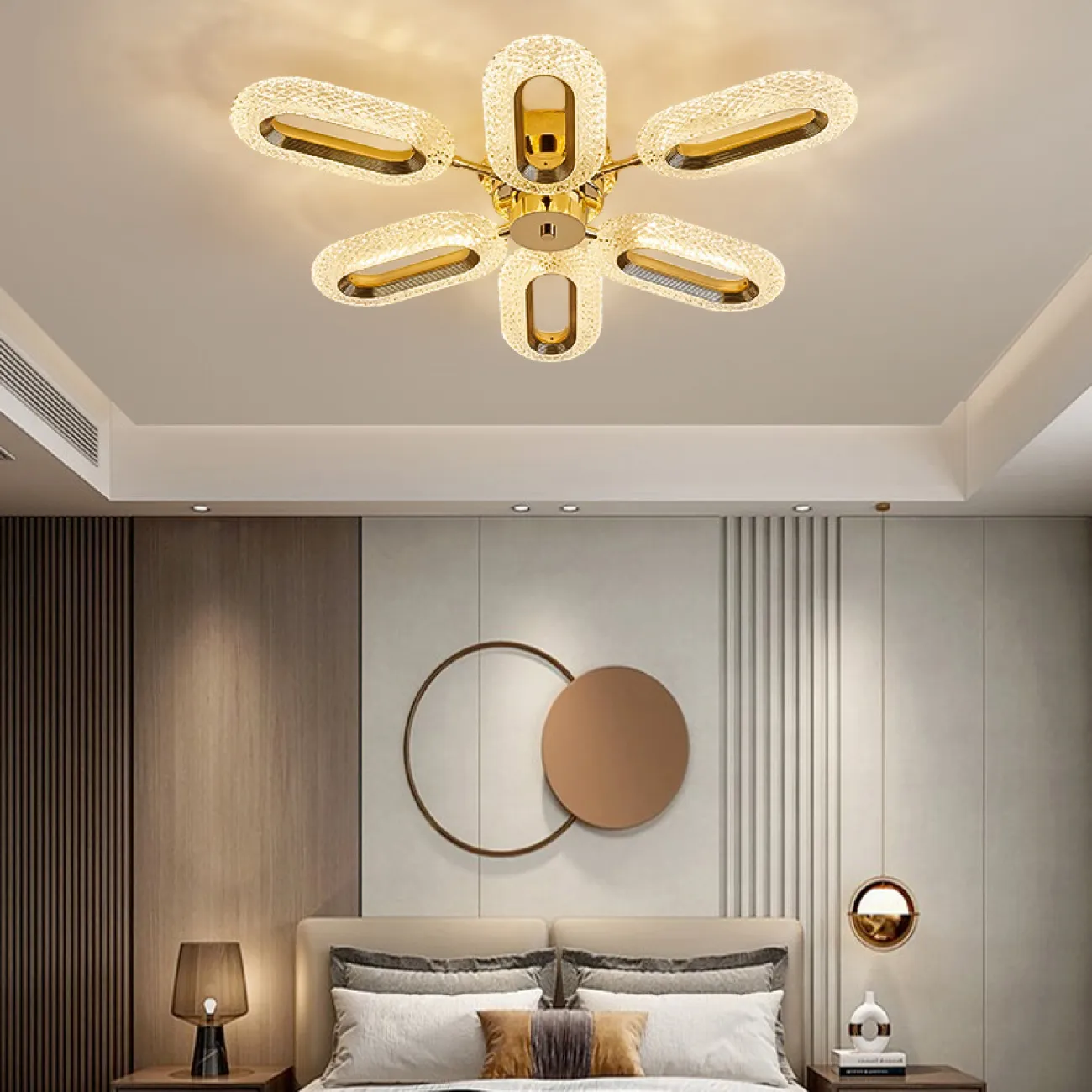 Потолочная люстра KEZIA CH B L8 от ImperiumLoft