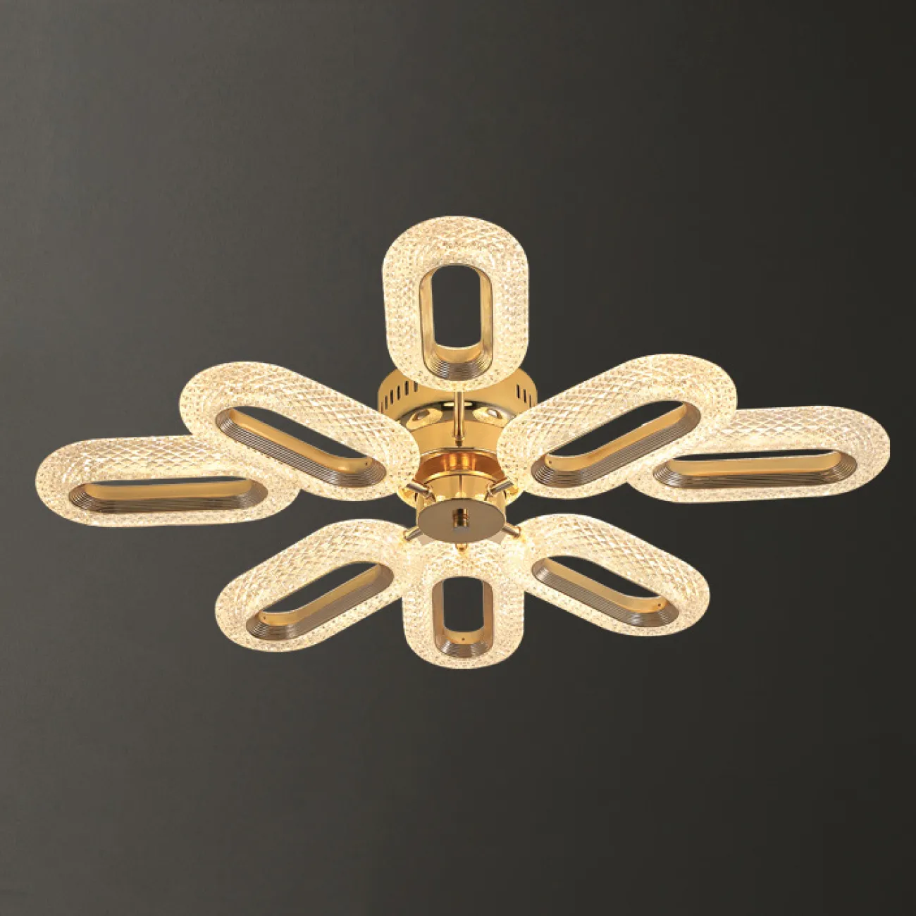 Потолочная люстра KEZIA CH B L8 от ImperiumLoft