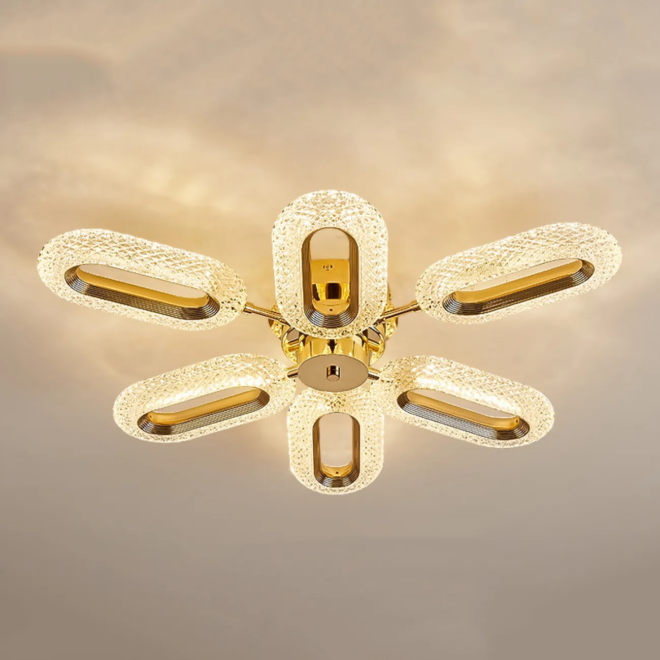 Потолочная люстра KEZIA CH B L8 от ImperiumLoft