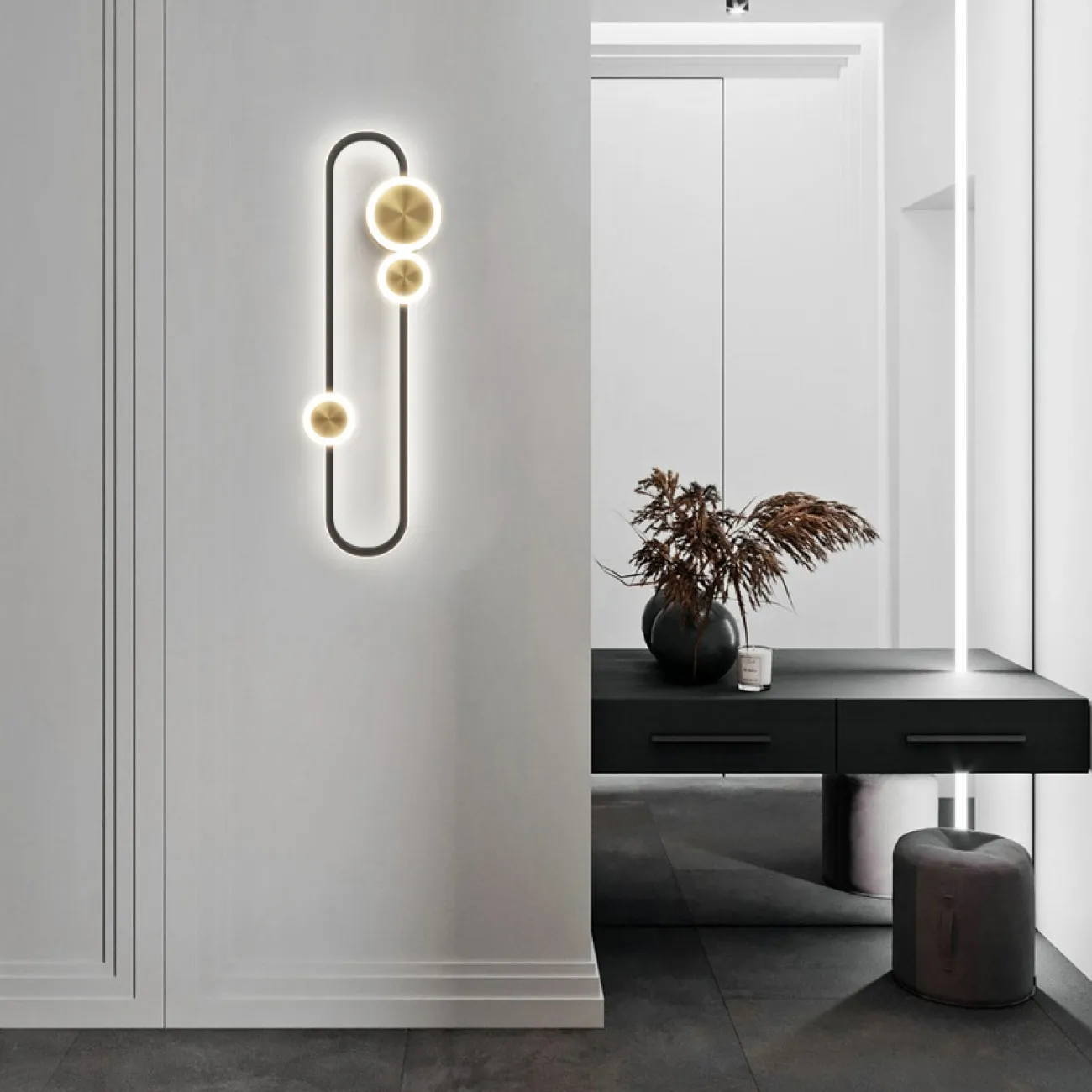 Настенный светильник LAKKA WALL L100 Трехцветный свет от ImperiumLoft