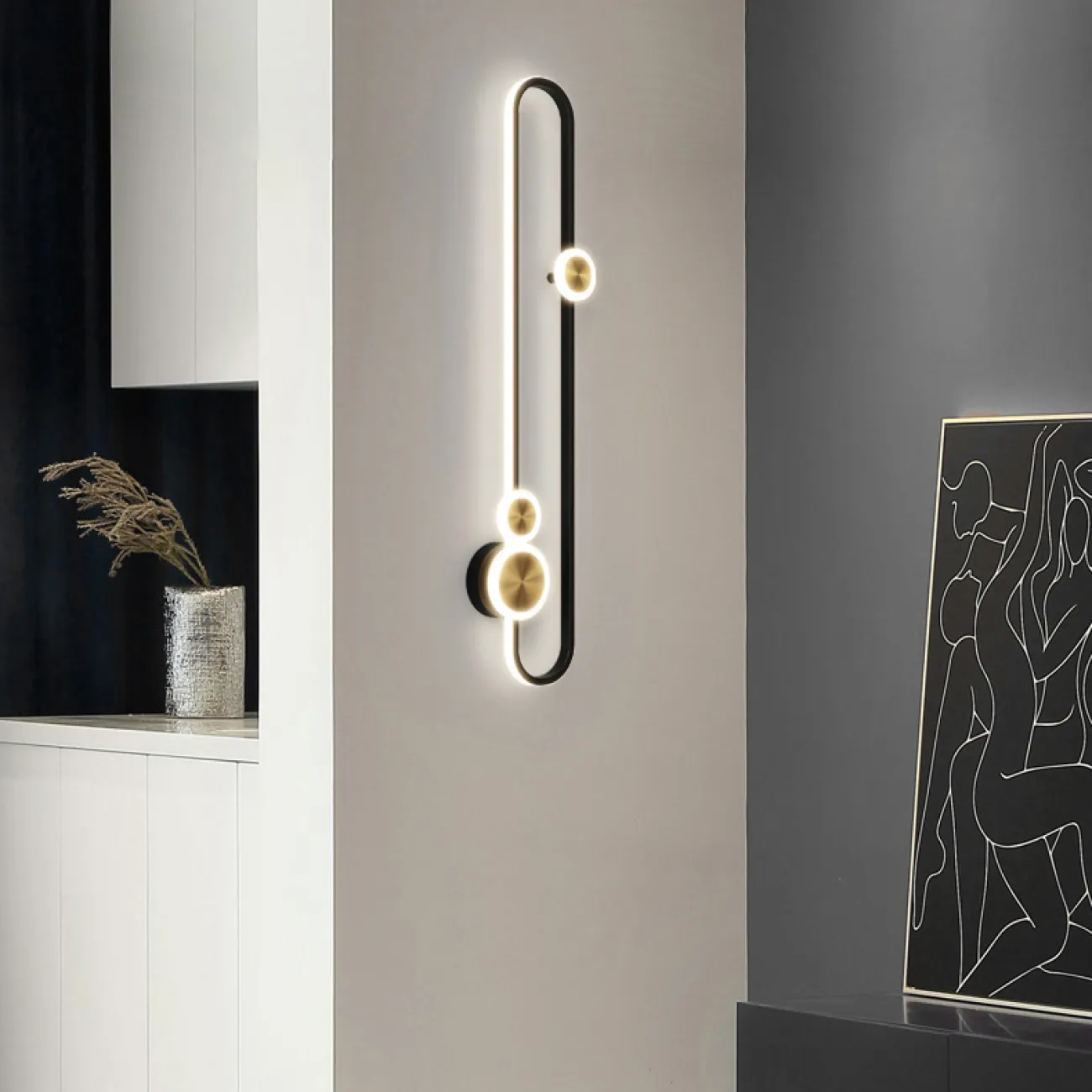 Настенный светильник LAKKA WALL L100 Трехцветный свет от ImperiumLoft