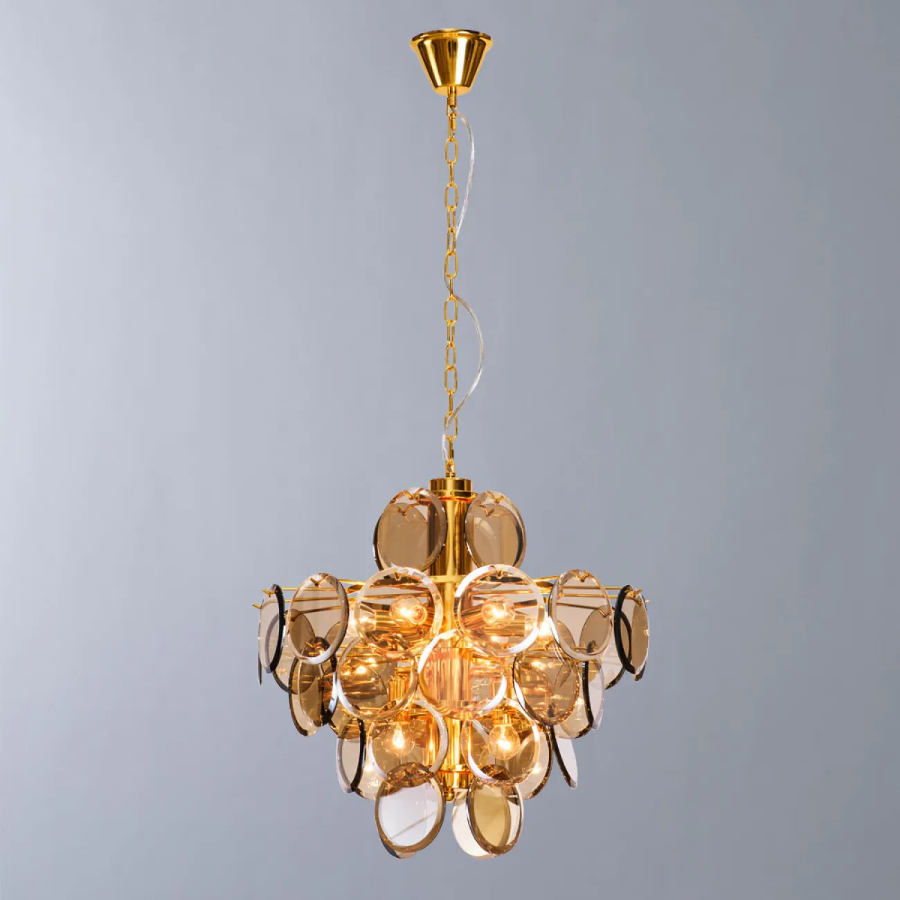 Подвесная люстра VERLE B D77 Gold от ImperiumLoft