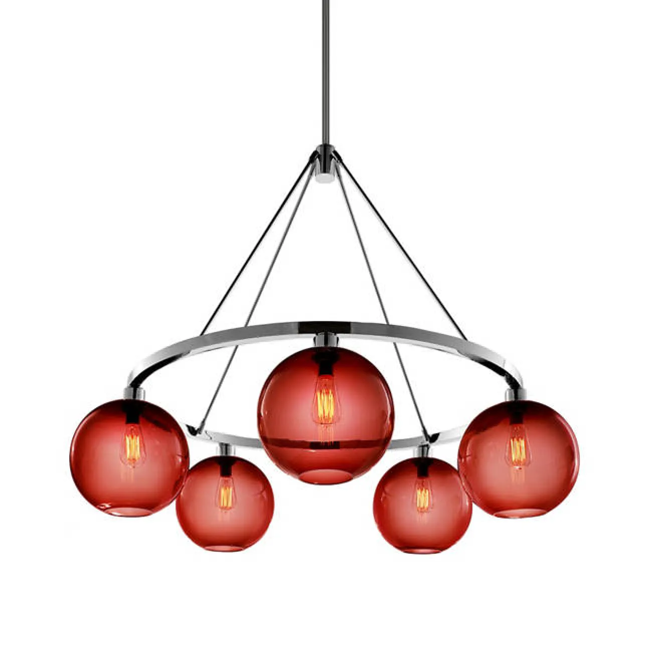 Люстра Sola 36 Solitaire Chandelier designed by Jeremy Pyles от LaLume