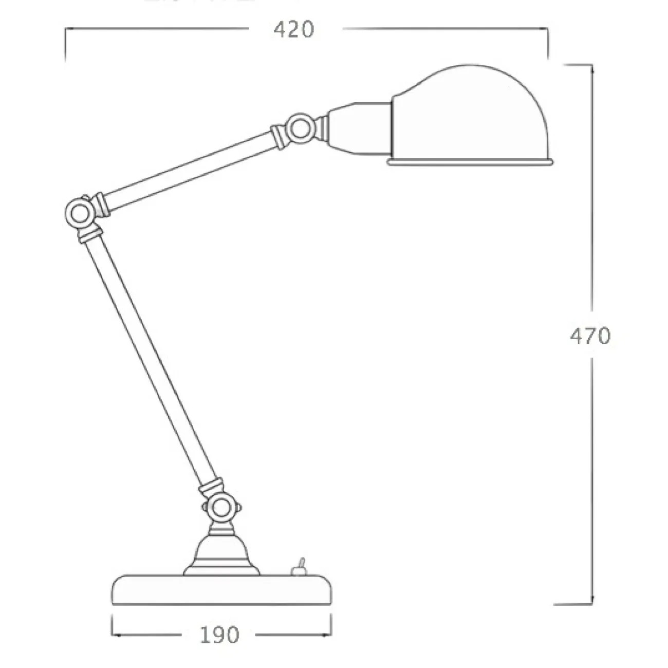 Настольная лампа Vintage Loft Table Lamp от LaLume