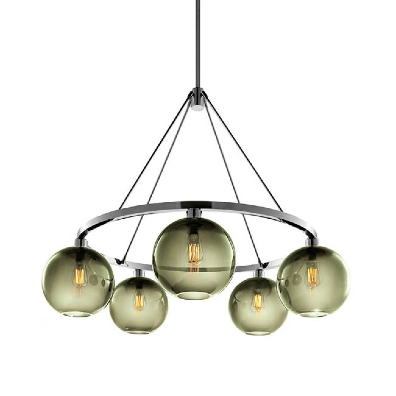 Люстра Sola 36 Solitaire Chandelier designed by Jeremy Pyles от LaLume